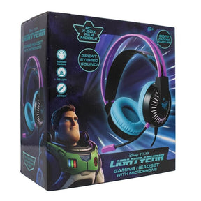 Disney Pixar Lightyear Gaming Headset with Microphone (Xbox, PS4 and Mobile, Ages 5+)