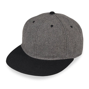 Goorin Brothers Data Mens Adjustable Wool Blend Snapback Baseball Cap - Charcoal (One Size)