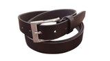 Jacaru 6012 Womens Leather Belt 30mm - Brown (Silver Buckle & Gift Tin)