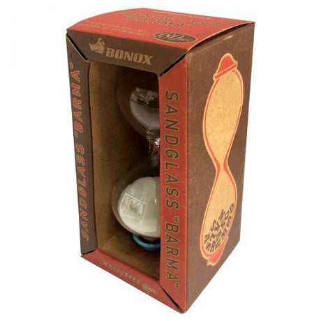 Dulton Magnetic Sandglass Kitchen Timer Ivory - 3 Minutes