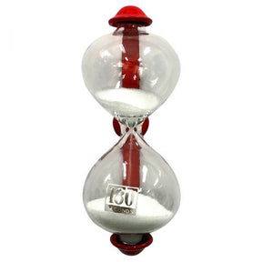 Dulton Magnetic Sandglass Kitchen Timer - Red (3 Minute)