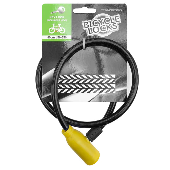 80cm Bicycle Lock with Keys (Bike & Scooter)