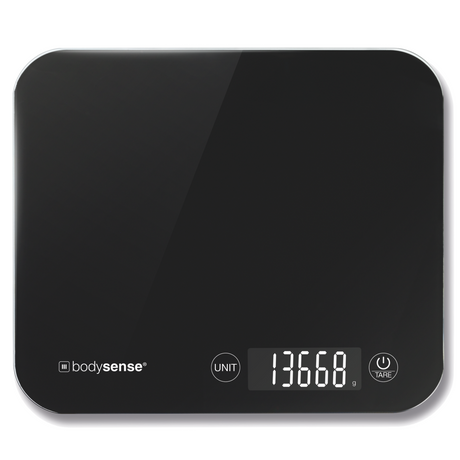 BodySense 15kg High Capacity Digital Kitchen Scale Electronic Weight Balance