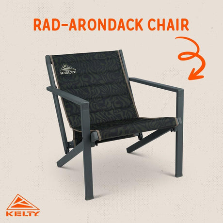 Kelty Rad-Arondack Portable Folding Camp Chair with Carry Bag