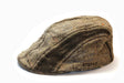 Stetson Mens Manatee Hat Flat Cap Ivy Golf Herringbone Wool Silk Linen - Beige