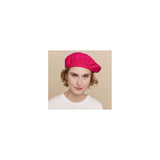 Laulhere Heritage Unisex Summer Cotton Beret - Bright Rose