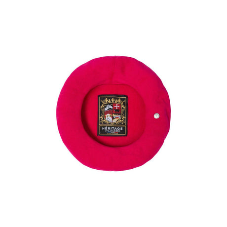Laulhere Heritage Unisex Summer Cotton Beret - Bright Rose