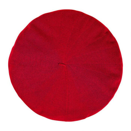 Laulhere Heritage Unisex Summer Cotton Beret - Scarlet Red