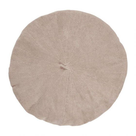 Laulhere Heritage Unisex Summer Cotton Beret - Grey Beige