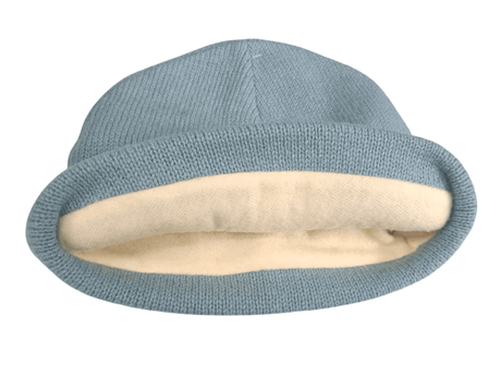Emmy Ladies Shetland Ragg Wool Beanie with 3M Thinsulate Lining - Denim Blue (Warm Winter Hat)