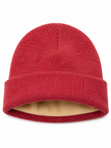 Emmy Ladies Shetland Ragg Wool Beanie with 3M Thinsulate Lining - Wine Red (Warm Winter Hat)