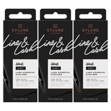 3x Eylure London 0.7ml Line & Lash Adhesive Eyeliner Pack - Black