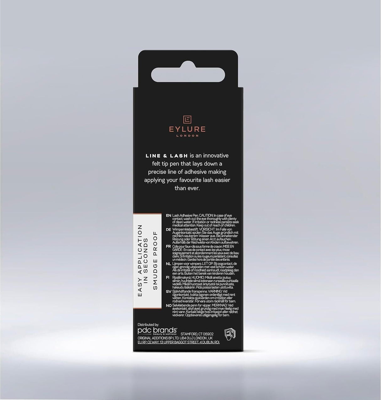 Eylure London 0.7ml Line & Lash Adhesive Eyeliner - Black