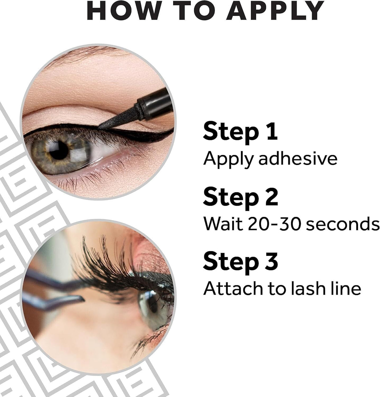Eylure London 0.7ml Line & Lash Adhesive Eyeliner - Black