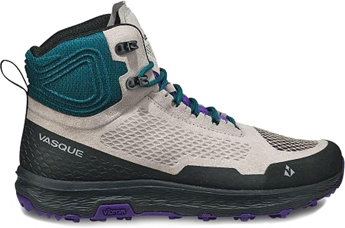 Vasque Womens Breeze LT NTX Waterproof Hiking Boots - Drizzle (Vibram Megagrip)