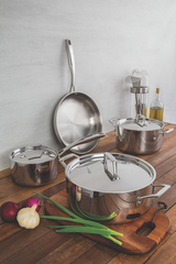 Tramontina 1.2L Grano Tri-Ply Stainless Steel Frying Pan 20cm in Silver
