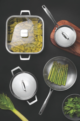 Tramontina 1.2L Grano Tri-Ply Stainless Steel Frying Pan 20cm in Silver