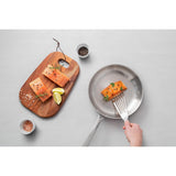 Tramontina 3.4L Grano Tri-Ply Stainless Steel Frying Pan 30cm in Silver