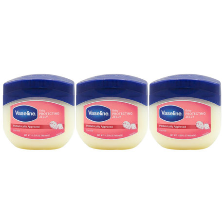3x Vaseline 450ml Baby Protecting Petroleum Jelly Pack