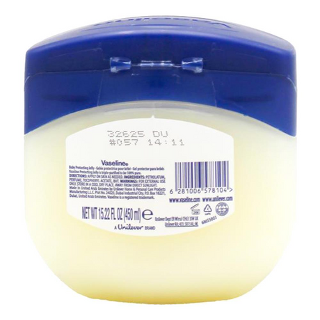 3x Vaseline 450ml Baby Protecting Petroleum Jelly Pack
