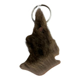 Jacaru 6415M Australia Map Kangaroo Fur Keyrings - 5 Pack (Made in Australia)
