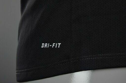 Nike Womens Dri-Fit Running Short Sleeve Gym T-Shirt - Black