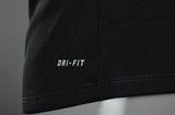 Nike Womens Dri-Fit Running Short Sleeve Gym T-Shirt - Black