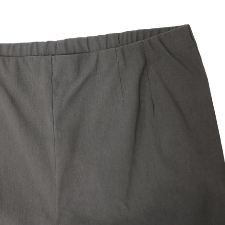 idyl Womens Straight Leg Bengaline Pants - Black (Pull On & Elastic Waist Stretch)