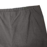 Womens Straight Leg Bengaline Pull On Stretch Work Pants Ladies Bottoms Ponte - Charcoal