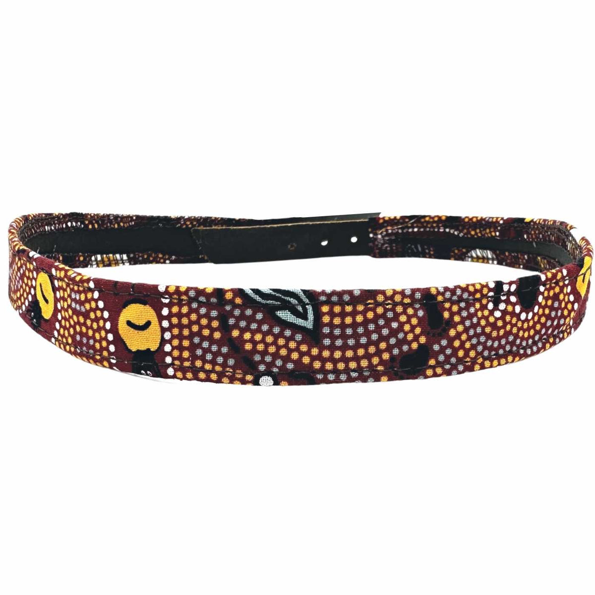 Jacaru 6556 Koori Hatband - Aboriginal Bush Tucker Art (Adjustable Made in Australia)