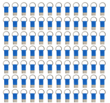 100x Coda Key Tag Keyring Key Ring School Bag Badge - Blue