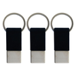 3x Coda Key Tag Pack - Black (School Bag and Luggage Keyring)