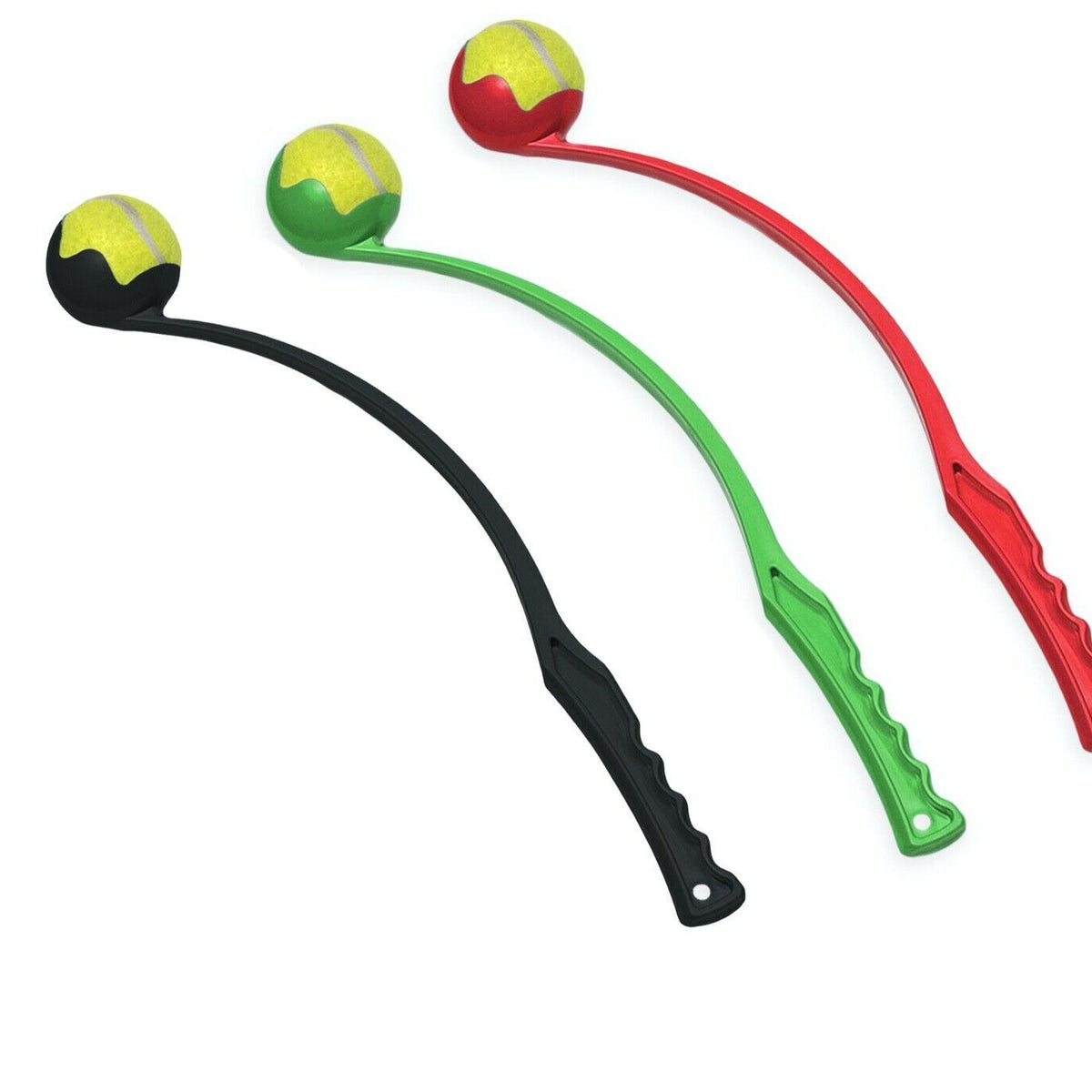 Chucker Rabbit Thrower 3x 64cm Dog Tennis Ball Launcher - Chucker Thrower with Tennis Ball ...