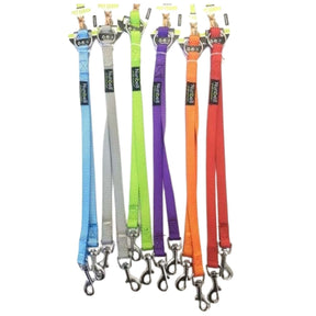Double Dog Leash Lead Coupler - Walk and Control 2 Dogs Easily 1.5cm Width