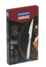 Tramontina Churrasco 4pc Steak Knife Set - Stainless Steel Tempered Blades