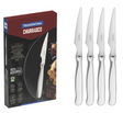 Tramontina Churrasco 4pc Steak Knife Set - Stainless Steel Tempered Blades