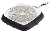 Ballarini Alba 28cm Non-Stick Grill Square Pan - Premium Italian Cookware