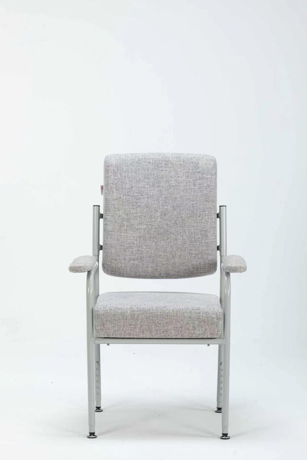 2x Charlie Height Adjustable High Seat Chair w/ Armrests - Grey (Orthopaedic Mid Back)