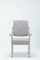 2x Charlie Height Adjustable High Seat Chair w/ Armrests - Grey (Orthopaedic Mid Back)