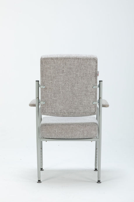 Charlie Height Adjustable High Seat Chair w/ Armrests - Grey (Orthopaedic Mid Back)