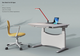1.2m UFOU UPON Standing Desk Height Adjustable Motorised Electric Sit Stand Table Riser - White