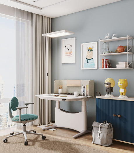 1.2m UFOU UPON Standing Desk Height Adjustable Motorised Electric Sit Stand Table Riser - White