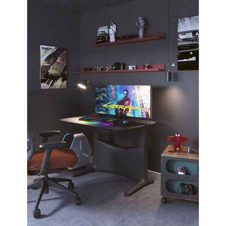 1.2m UFOU UPON Standing Desk Height Adjustable Motorised Electric Sit Stand Table Riser - Black