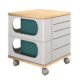 UFOU Fitin Helix Modular Storage Cabinet Unit (5 Revolving Drawers) - Green