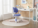 1x Ergonomic Study Chairs for Kids - Height Adjustable - Blue