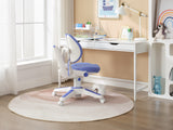 1x Ergonomic Study Chairs for Kids - Height Adjustable - Blue