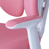 6x Ergonomic Study Chairs for Kids - Height Adjustable - Pink