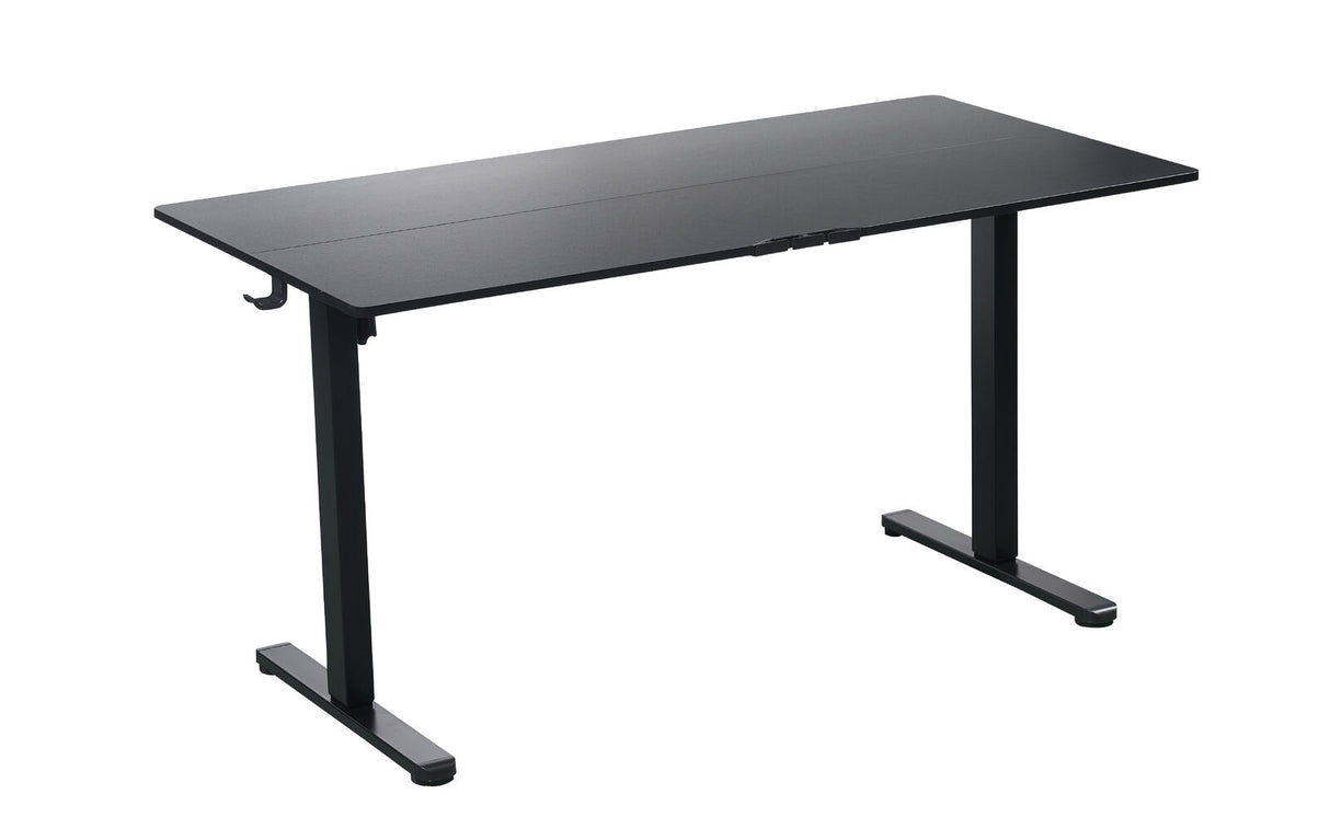 140 x 70cm Electric Standing Desk Height Adjustable Motorised Electric Sit Stand in Black