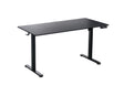 140 x 70cm Electric Standing Desk Height Adjustable Motorised Electric Sit Stand in Black