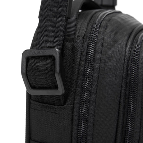 Pacsafe Metrosafe LS100 Crossbody Anti-Theft Messenger Bag in Black
